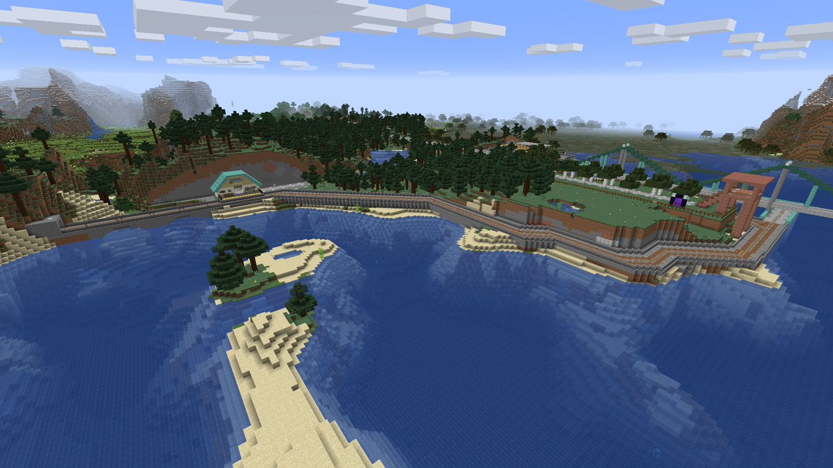 ぶちじぃ 好きな風景 海岸線 です マイクラ マインクラフト Minecraft