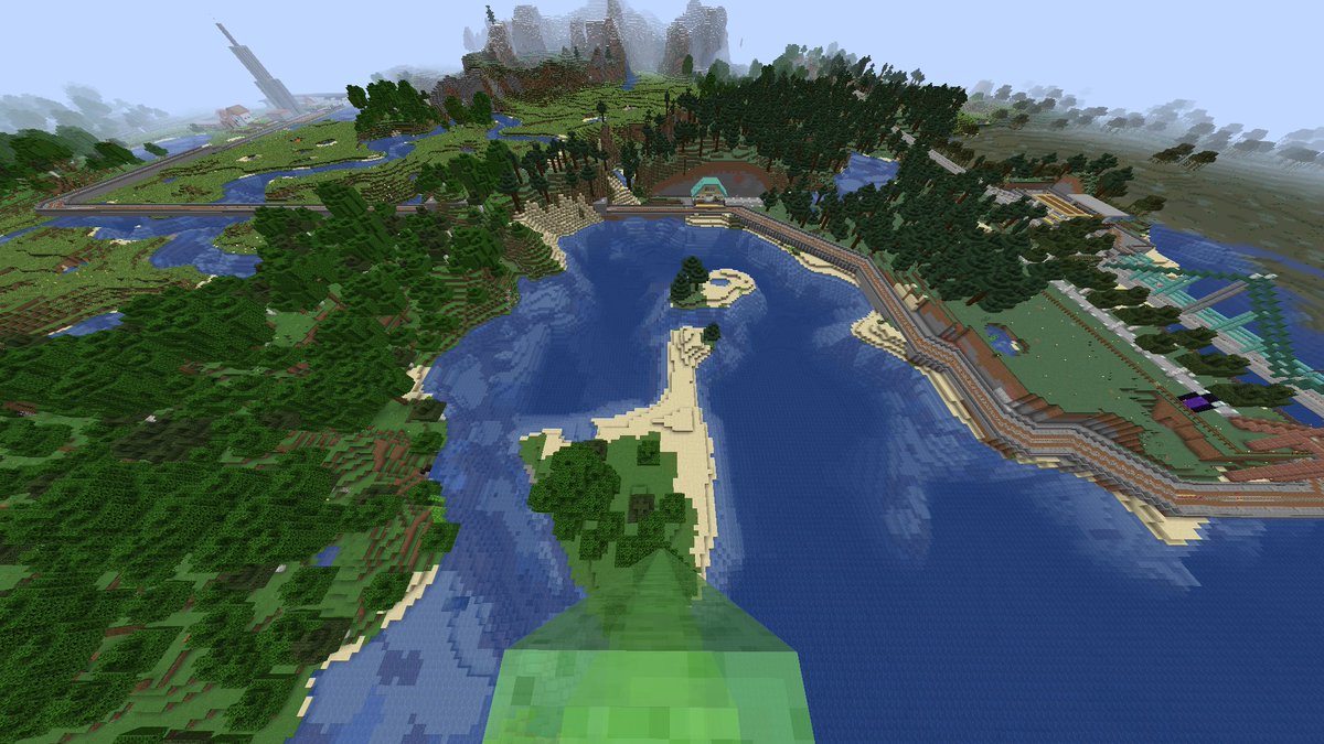 ぶちじぃ 好きな風景 海岸線 です マイクラ マインクラフト Minecraft