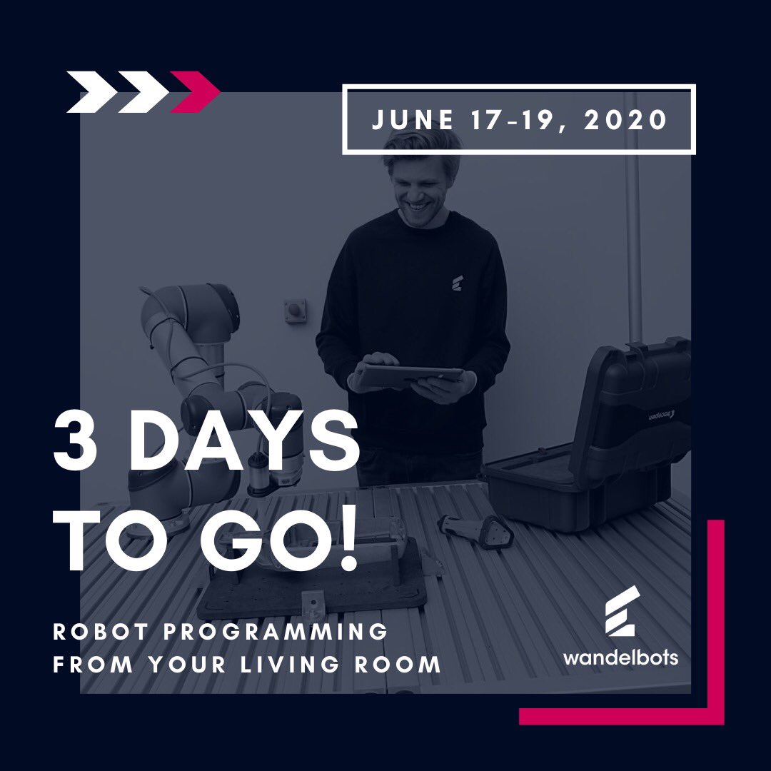 wandelbots's tweet image. Lights, Camera, Action! 📸
It’s 3 days to our #TracePen launch and we’re already prepared for you 😁
Are you prepared for us too?
The first step is to register here: bit.ly/AutomaticaEN
_____
#robotsforthepeople #robotics #wandelbots #automation #finally