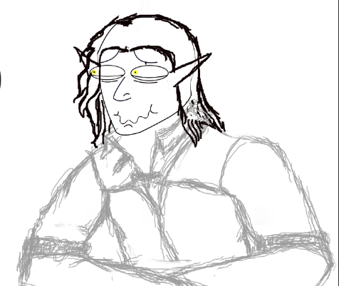 HudiHangout's tweet photo. #WorkInProgress of a conversation my #DND #changeling #spellthief Ramseys is having with @DingoDoodles's #Sips https://t.co/0D99BMgpQ8