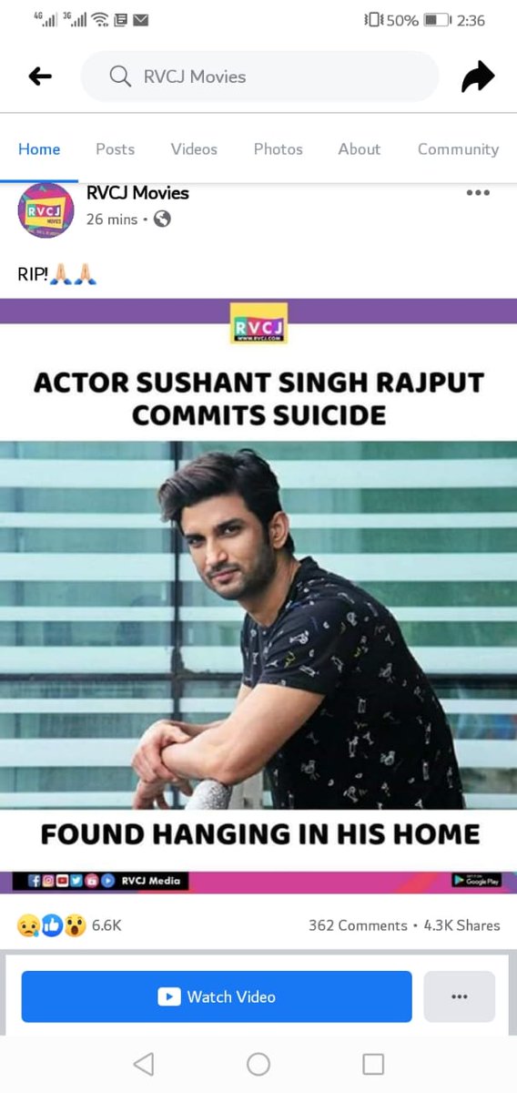 Hamnash_15's tweet photo. This is beyond shocking!! #SushantSinghRajput commits suicide by hanging himself!! I don’t know what to say 💔 https://t.co/Tz292aiYiB