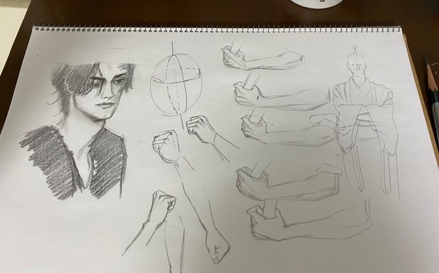 久しぶりに顔を描いたら下手になってました 角度ついてるのは難しい スケッ Telco Mzmtの漫画