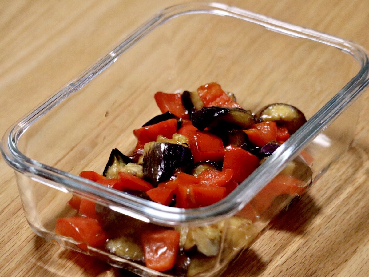 きょん２ On Twitter 今週の作り置き ナスとパプリカの甘酢あん すだちつくね ほうれん草とベーコンのバター醤油炒め こんにゃくと長芋のおかか煎り