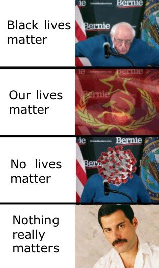 999 

Nothing really matters except 

MAMAAAAAAAAAA UUUUUUUUU