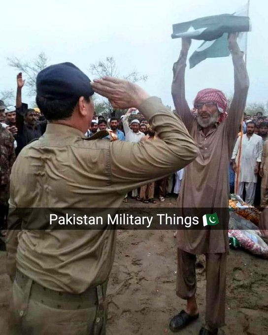 #PakArmyWillSurpriseYou
#WeDefendPakArmy 
He is not mourning his young son's demise but proudly standing beside his son's grave and showing the world that he is ready to sacrifice much more if motherland ever needed. Salute to The Brave Father of Brave Son.
🇵🇰🇵🇰🇵🇰