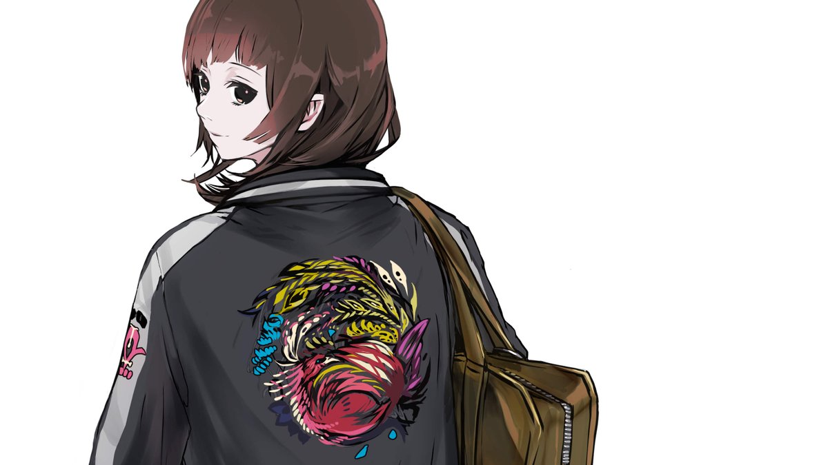 電車でスカジャン着てるjk見かけて 写真撮りたかった こまざ のイラスト