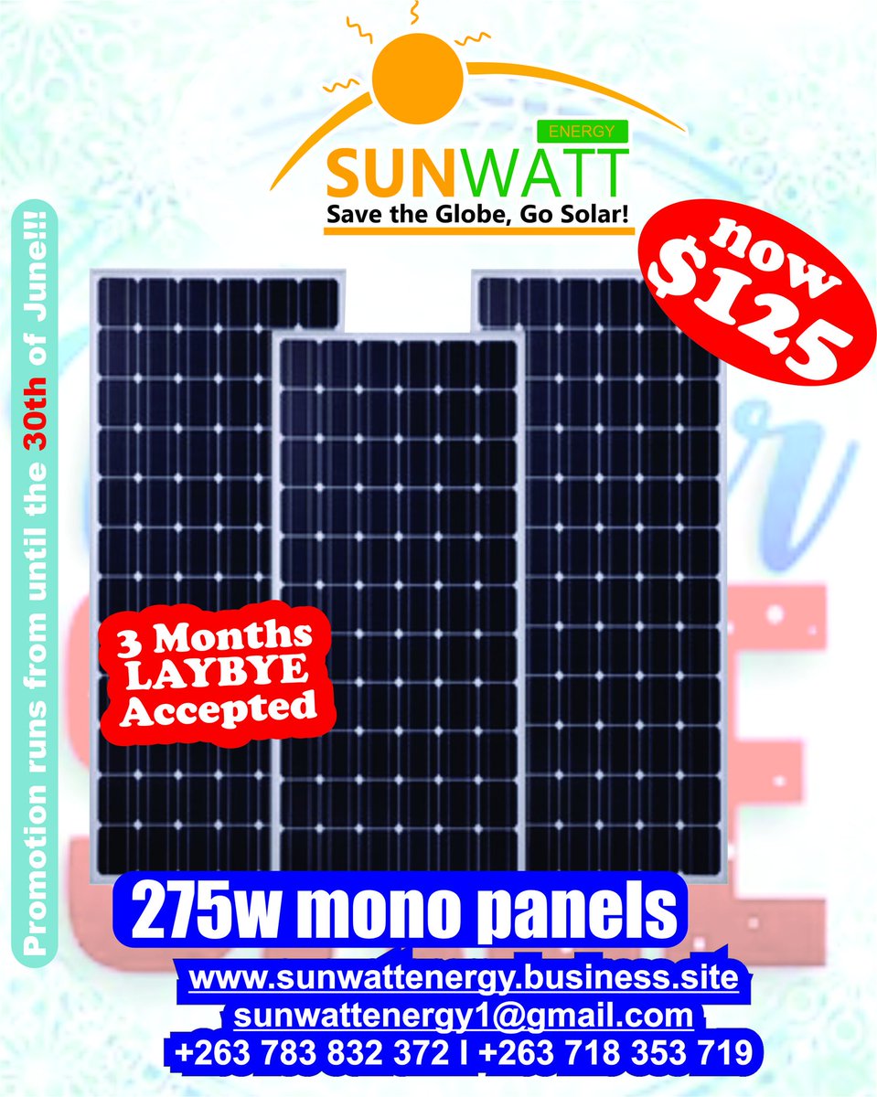 Doesn't get any cheaper than getting:
275watts mono solar panels for $125, 
30Amps solar charge controller for $35.

#RedMarketSunday #misred #solarenergy #Solar #renewableenergy #ClimateChange #Save #winter #promotion
