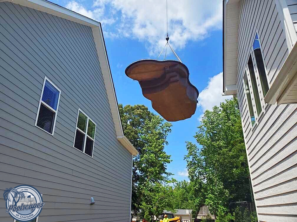 PoolscapesCLT's tweet photo. Up there! Down here! #poolsofcharlotte #pooltimecharlotte #fiberglasspool #poolbuilder #bookingforfall2020 https://t.co/NlOZhdEsoy