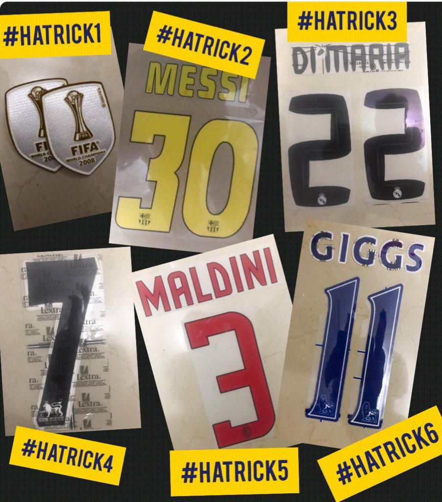 HatrickJersey's tweet photo. Selamat pemenang #LelangHatrick
#Hatrick1 140 @Tanu0180
#Hatrick2 120 @Tanu0180
#Hatrick3 100 @Fathagendut
#Hatrick4 120 @azzabdillah
#Hatrick5 180 @bmbhutapea
#Hatrick6 300 @Tanu0180
sila japri WA/SMS ke 08111742333 https://t.co/boj9K81O5K