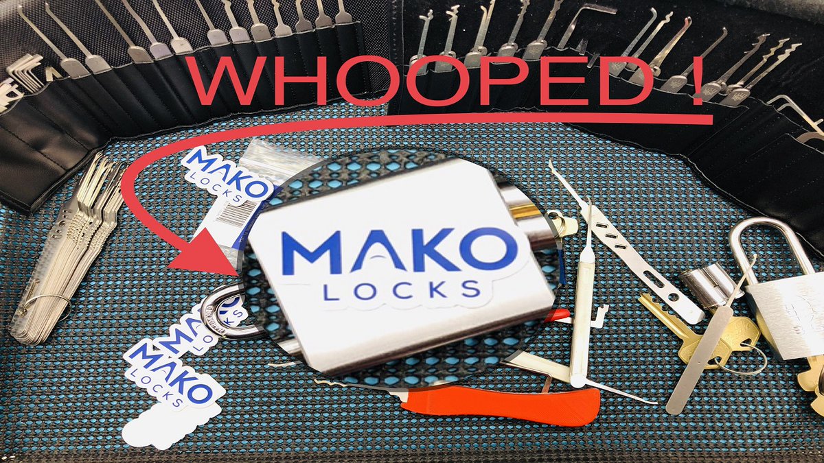 This is a normal <a href="/makolocks/">MAKO Locks</a>  sfic core amzn.to/3fiBDbK &amp; the pic below is after 2 hours of #lockpicking swearing &amp; breaking my only 2 hooks from <a href="/toool/">TOOOL</a> &amp; 3 rakes from my <a href="/Multipick/">Multipick</a> set from <a href="/lockpickworld/">LockPickWorld.com</a>  ! A #lockpickset with no rakes now.. Well done <a href="/makolocks/">MAKO Locks</a> !!