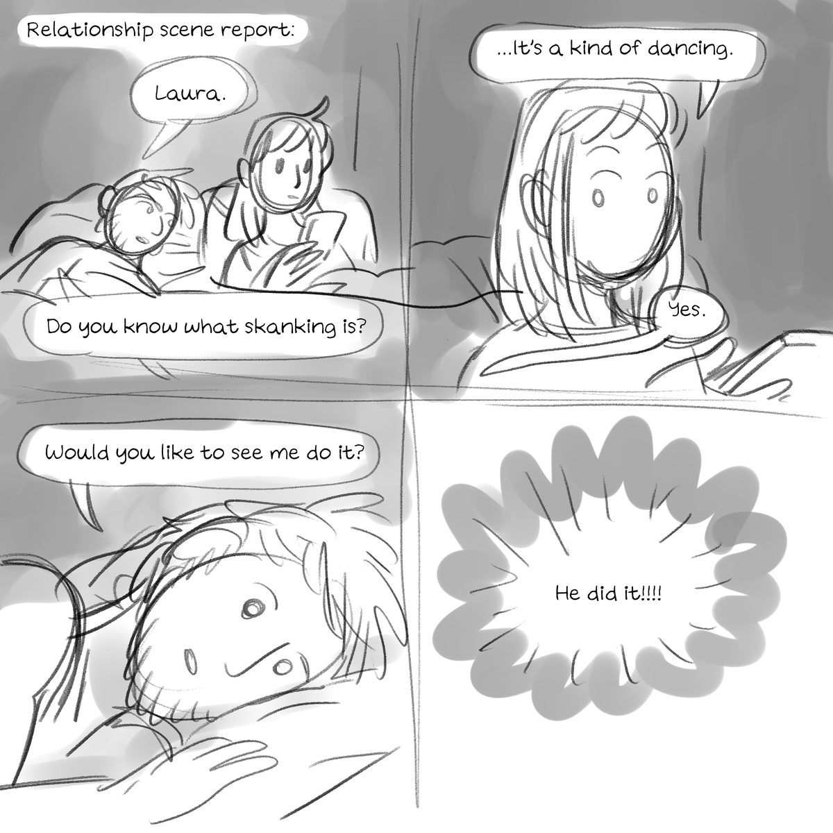 Most of them are turning out too bleak to share, which is enlightening in itself. Here's a funny one: