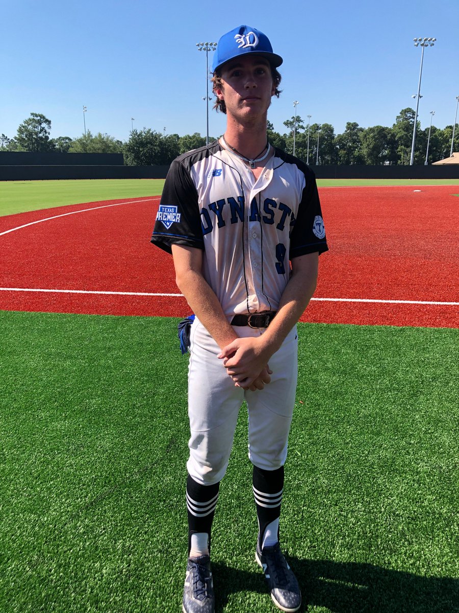 2DsportsbsbLA's tweet photo. Final: @DynastyShowcase Black 2021 5 - @LonestarBSBclub National (Moench) 2

Prime Performers: Tyler Seek 6.0 IP (CG), 6 K, 2 ER
Riley Bender 2B, 1B, 2 RBI
#PrimePerformer #SWShootout https://t.co/IUy2KV4qkM