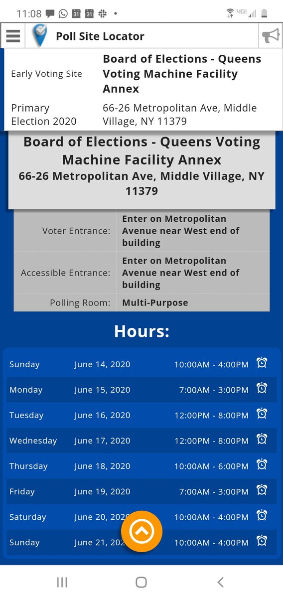 mariteskaufer's tweet photo. Here's information for the 3rd Early Voting site in Assembly District 28. Look up your early voting poll site at https://t.co/A4ISV3PRB8
#QNSVotes #HealthyDemocracy https://t.co/5IoxyU9xQ9