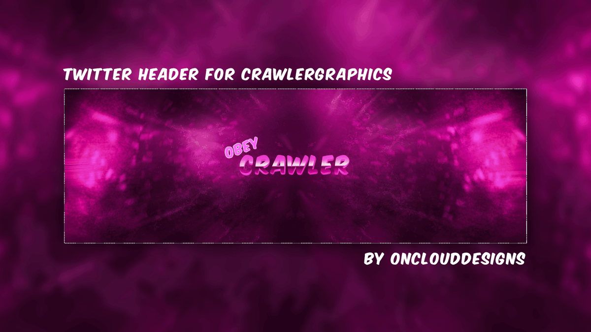 OnCloudDesigns's tweet photo. Header for @crawlergraphics 
only used blushes (no stocks) made fully in photoshop
All support is appreciated! https://t.co/40Ucnjr6cI