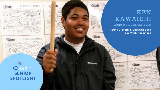 ACHS_M_Boosters's tweet photo. Ken is one of 3 ACHS Music seniors attending UC Santa Cruz next fall he's majoring in Business Management &amp; Economics. Others may disagree, but Ken feels pit is THE best section. https://t.co/TmAVHTQcFV #MakeTheMusicHappen #yagottabelieve #ACHS_2020 #SeniorSpotlight https://t.co/OyHns1DW4U