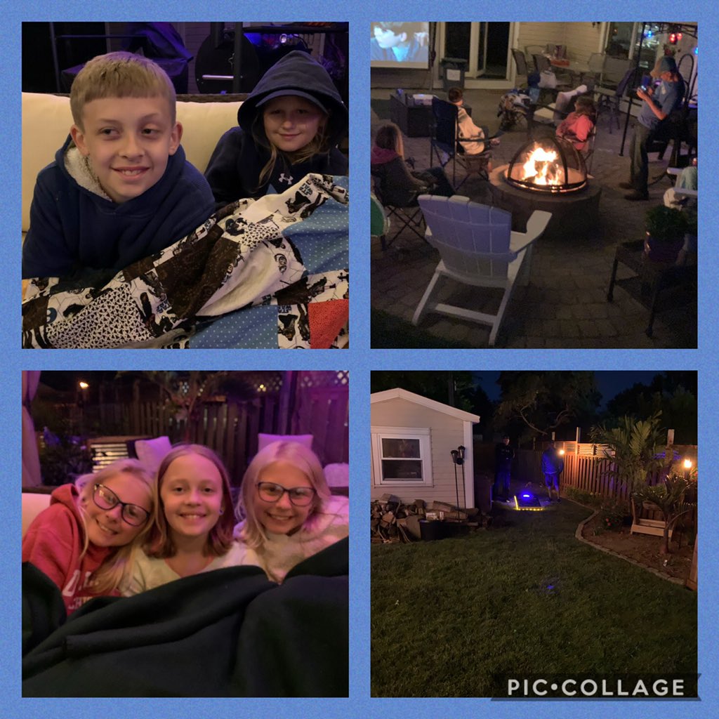 Enjoyed the beautiful weather last night! Celebrating Jakes 12th birthday with some much needed family, friends and FUN!