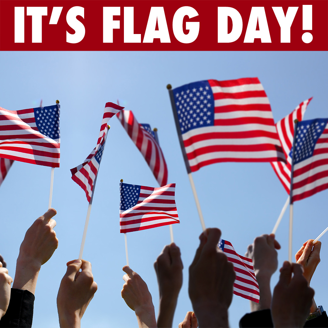 Today is Flag Day! The United States celebrates Flag Day to mark the