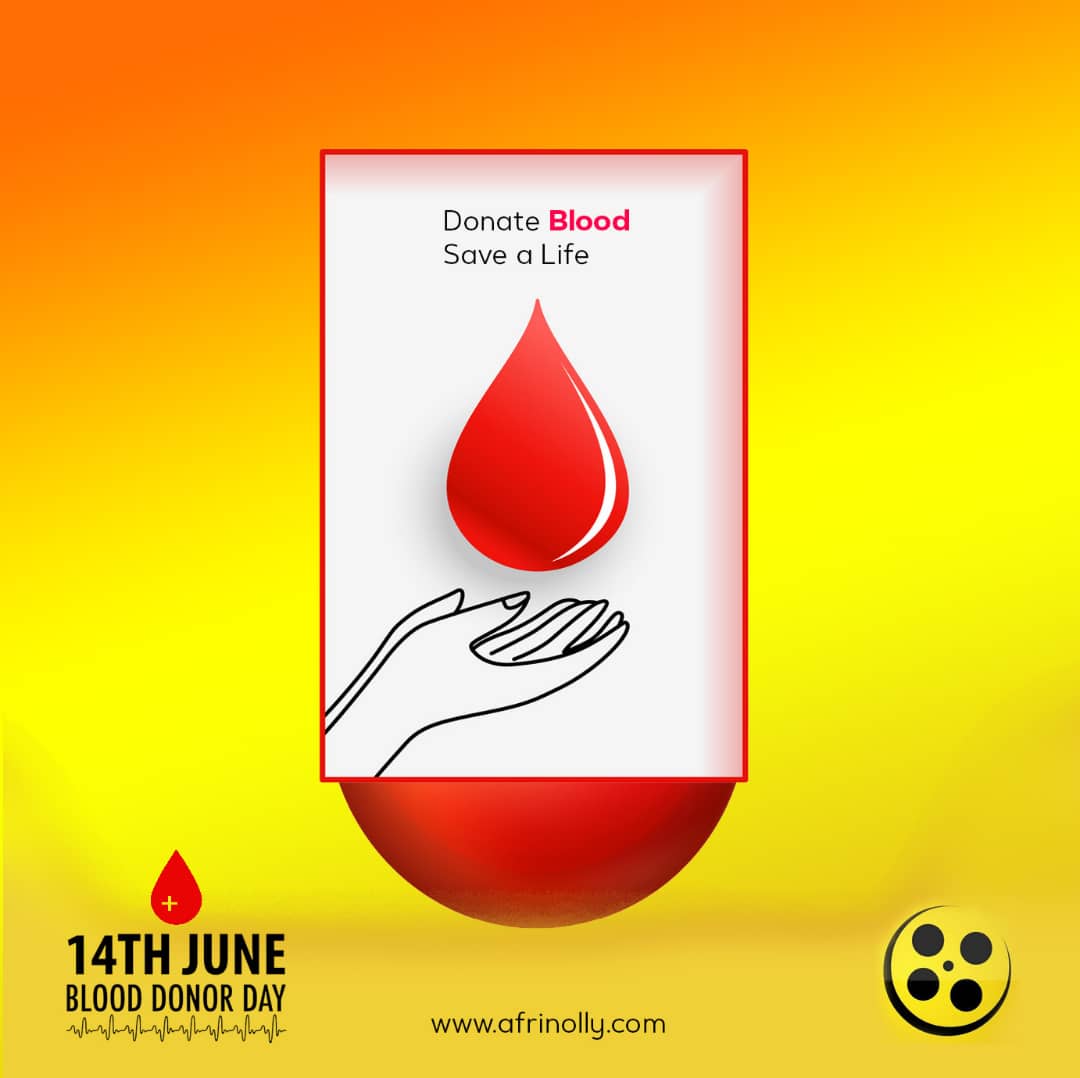 Afrinolly's tweet photo. Blood donation is a service to humanity. 

A blood donor is a lifesaver!

Lifesavers are heroes never to be forgotten!

#june14th  #worldsblooddonorday #blooddonor #safetransfusion #afrinolly https://t.co/6AiP8pi9kM