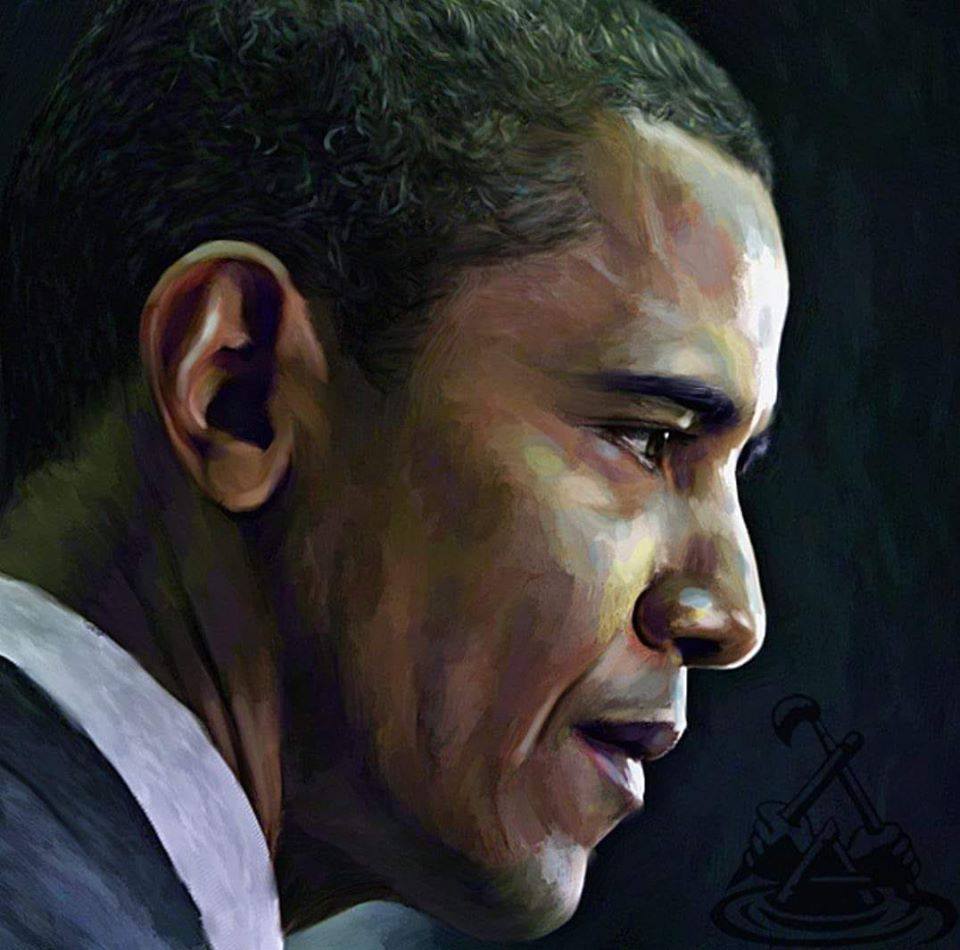 President Obama Portrait <a href="/realDonaldTrump/">Donald J. Trump</a>