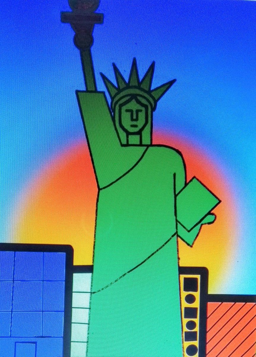 ruksi62's tweet photo. A symbol of hope,the statue of Liberty is captured in all her glory by yr-6.Hope is being able to see inspite of all the darkness.
#gemsinitogether
#
@tws @HeadmasterCarl @TwsVijaya
@ChandaUpreti26 https://t.co/lAGoiuMnfS