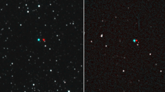 rcavada's tweet photo. La NASA difundió las primeras imágenes de “un cielo alienígena” 
https://t.co/B6WzE75ahe

Por primera vez, una nave espacial envió imágenes del cielo desde tan lejos que algunas estrellas parecen estar en posiciones diferentes de las que veríamo... https://t.co/kNfIKwQKxQ