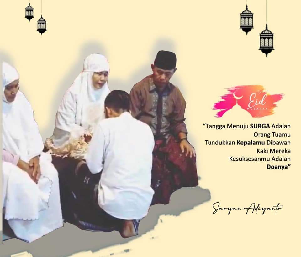 Birul walidain. Ada sebagian doa yang hilang. Bapak. #SAY