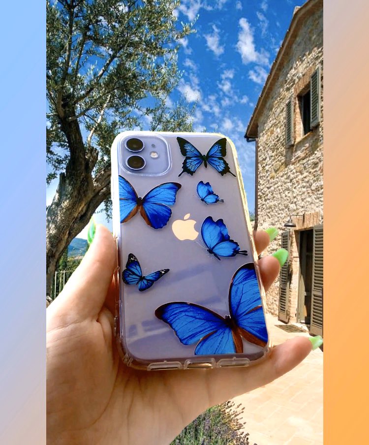 Funda de Mariposas Azules 🦋 en caseinabox.net