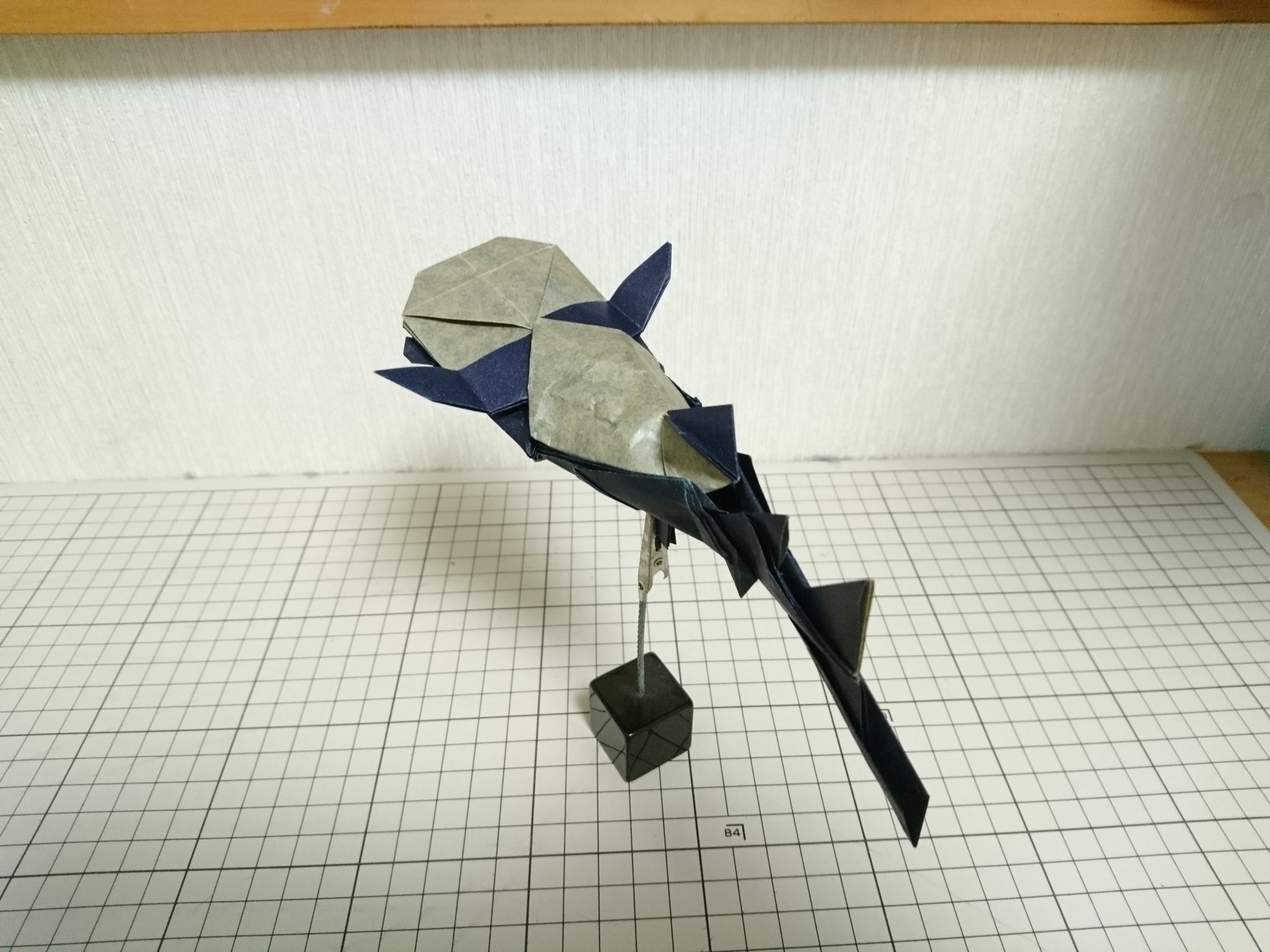 S Pe Twitter ジンベエザメ お腹白いver 折り紙作品 S Pe Twitter ジンベエザメ お腹白いver 折り紙作品