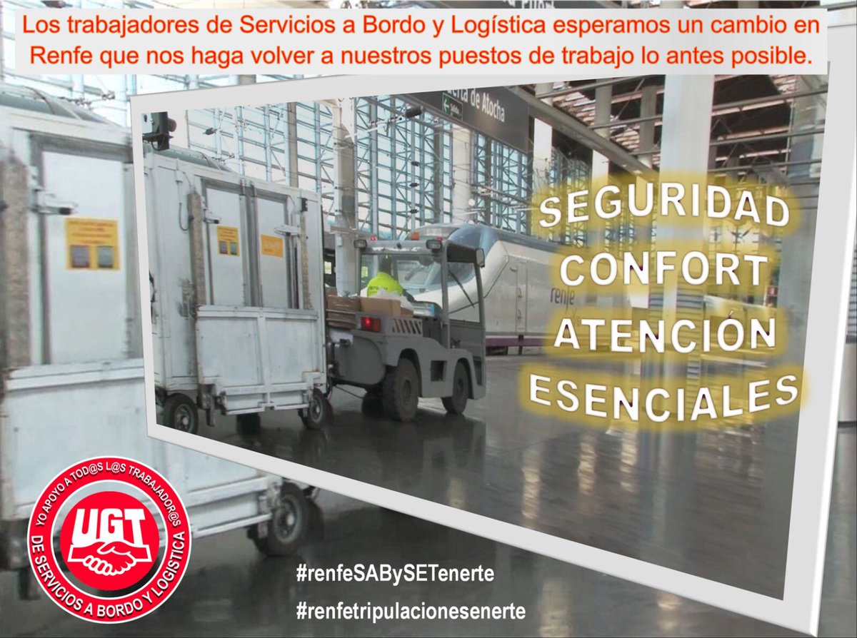 AntonioCaoAraq1's tweet photo. #renfetripulacionesenerte #renfedespide
@Adif_es @Renfe @pnique @abalosmeco @Adrilastra @sanchezcastejon @eldiarioes @el_pais
Queremos ser parte de la reconstrucción. Queremos nuestros trabajos: confort, seguridad, eficacia.🤗🌹
Queremos salir del túnel. Hay luz 🤗 https://t.co/EWpbWoKZoS