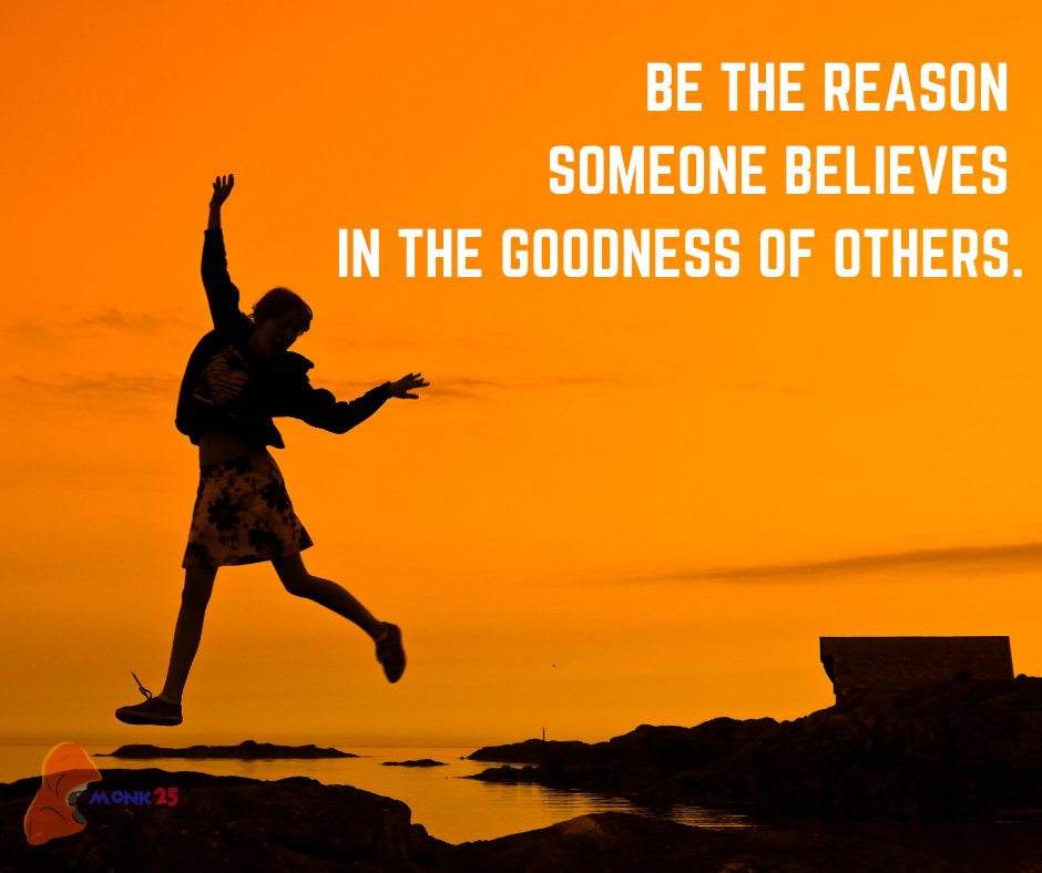 Be the reason someone believes in the goodness in people..
.
.
#gratitude #beyourbestself #FeelingGood #feelgood #PositiveVibes #Believe https://t.co/95gKcPNHhD