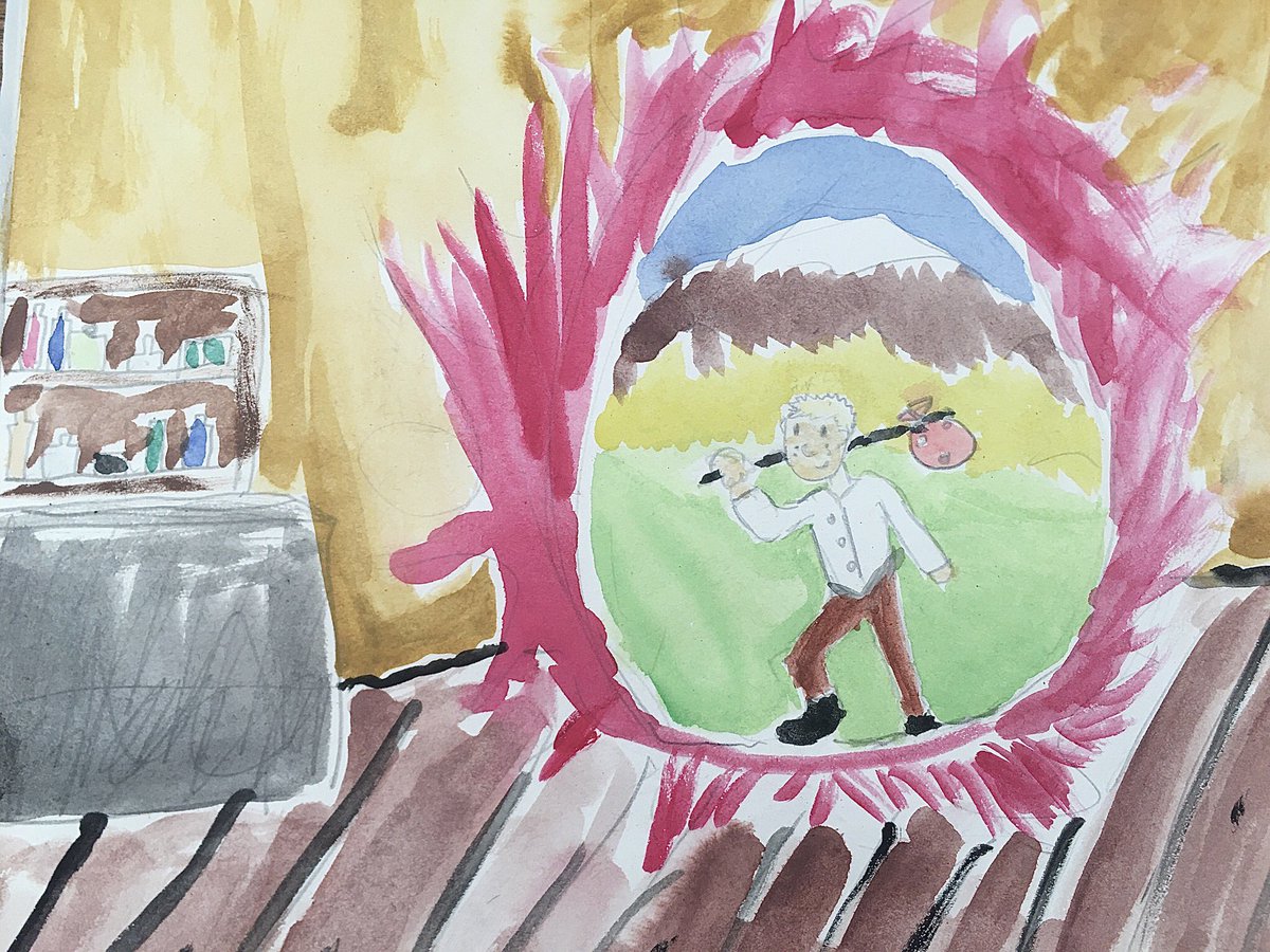 SeedofSobek's tweet photo. For my next song, I decided to do some art of my own #campstreamix #discordmurderparty https://t.co/df6rSKdIN4