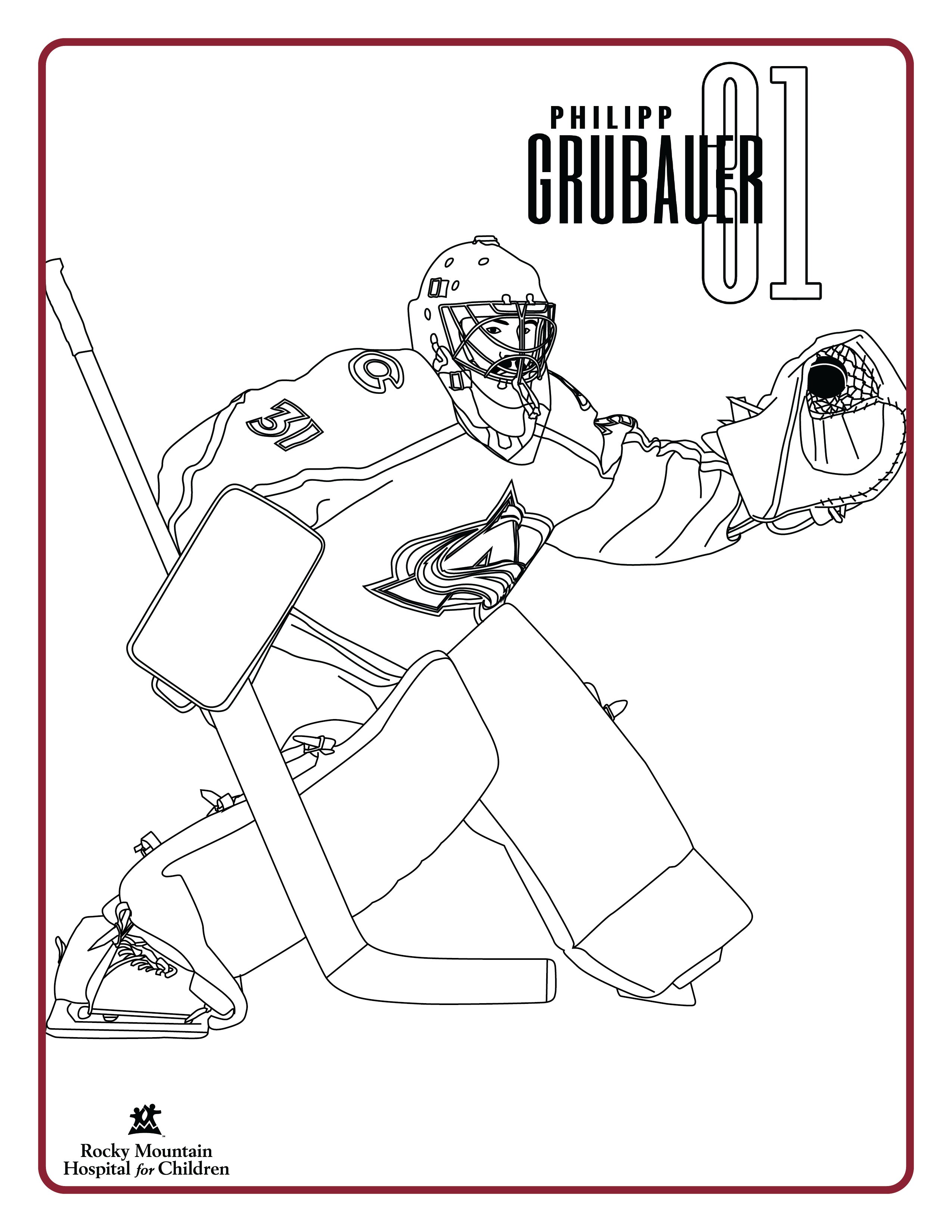 Colorado Avalanche Logo coloring page from NHL category. Select