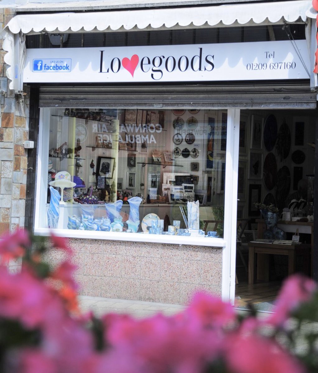 CamborneTown's tweet photo. The fab Lovegoods will be reopening on Monday 15th June! 

Their opening hours will be Monday-Saturday, 10am-4pm and they have implemented measures to make sure it’s safe to shop. 

#ShopLocal #StaySafe #SupportCamborne https://t.co/aZ8dO35vdU