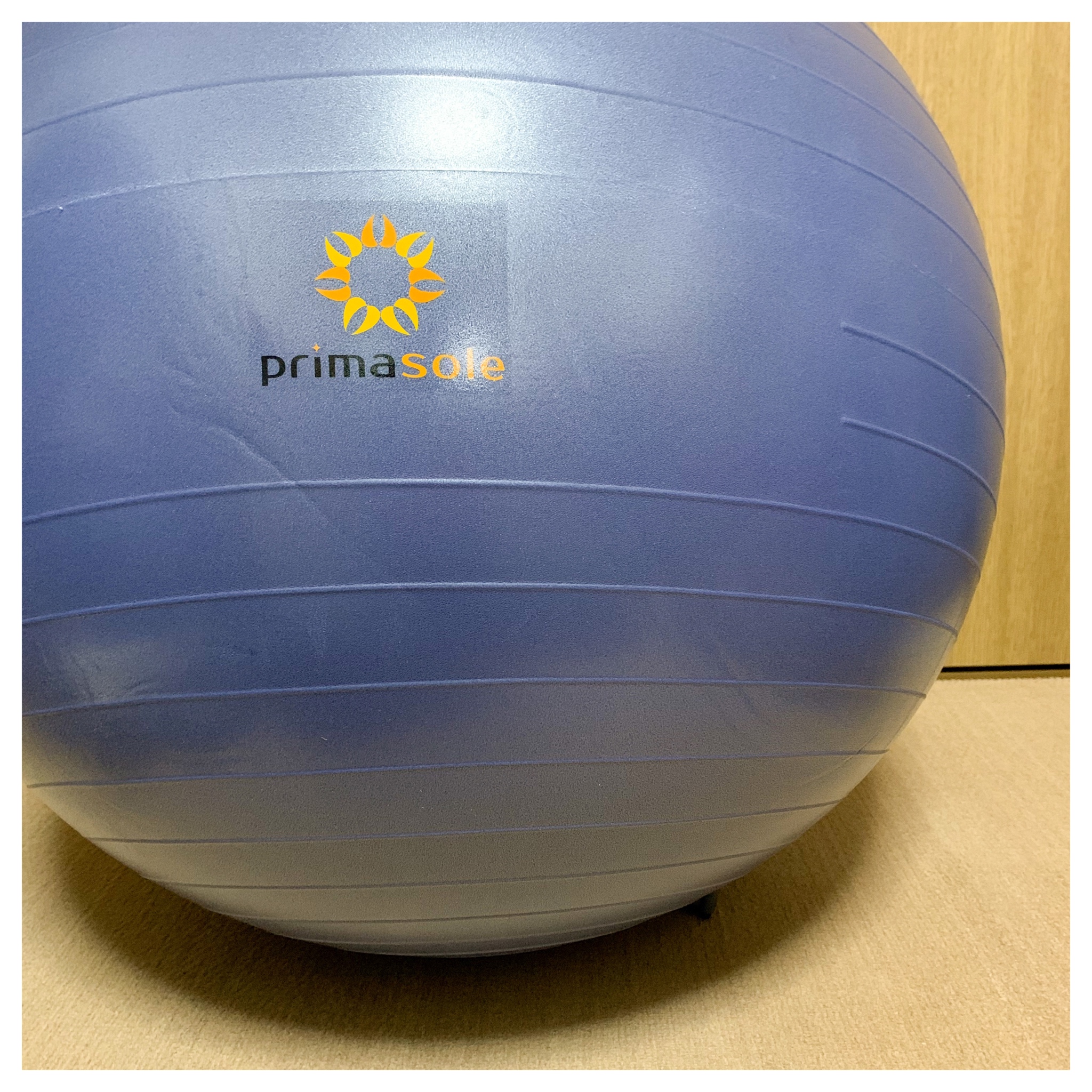Yuta Saito バランスボール Balance Ball Excercise Ball Amazon限定ブランドの65cmのバランスボールを購入 まずは読書用の椅子として使ってみようと思う バランスボール Balanceball Excerciseball Amazon Primasole 読書用椅子 インディゴ