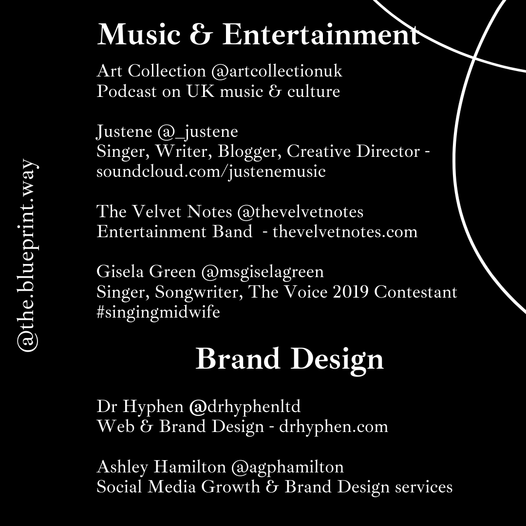 blueprintway's tweet photo. Part 2 of black owned businesses today
#TheBlueprintWay #blacklivesmatter #racism  #racialtrauma #antiracist #mentalhealth #decolonisingbusiness #amplifymelanatedvoices #MillennialTherapist #BlackMentalHealth #BlackFemaleTherapists #BlackMentalHealthMatters https://t.co/0jPWZxuLmh