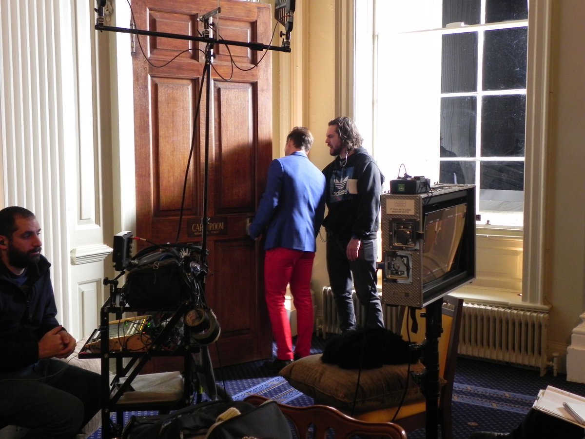 JamieBamberFans's tweet photo. Two new BTS pics of @ImJamieBamber on the set of @AvernusFilm! 💙 Remember to follow the film on all of their social media channels for all the upcoming exciting promo including the trailer and an interview with Kerry &amp; Jamie coming soon! #AvernusFilm #JamieBamber #KerryNorton https://t.co/JipWcpbXPZ