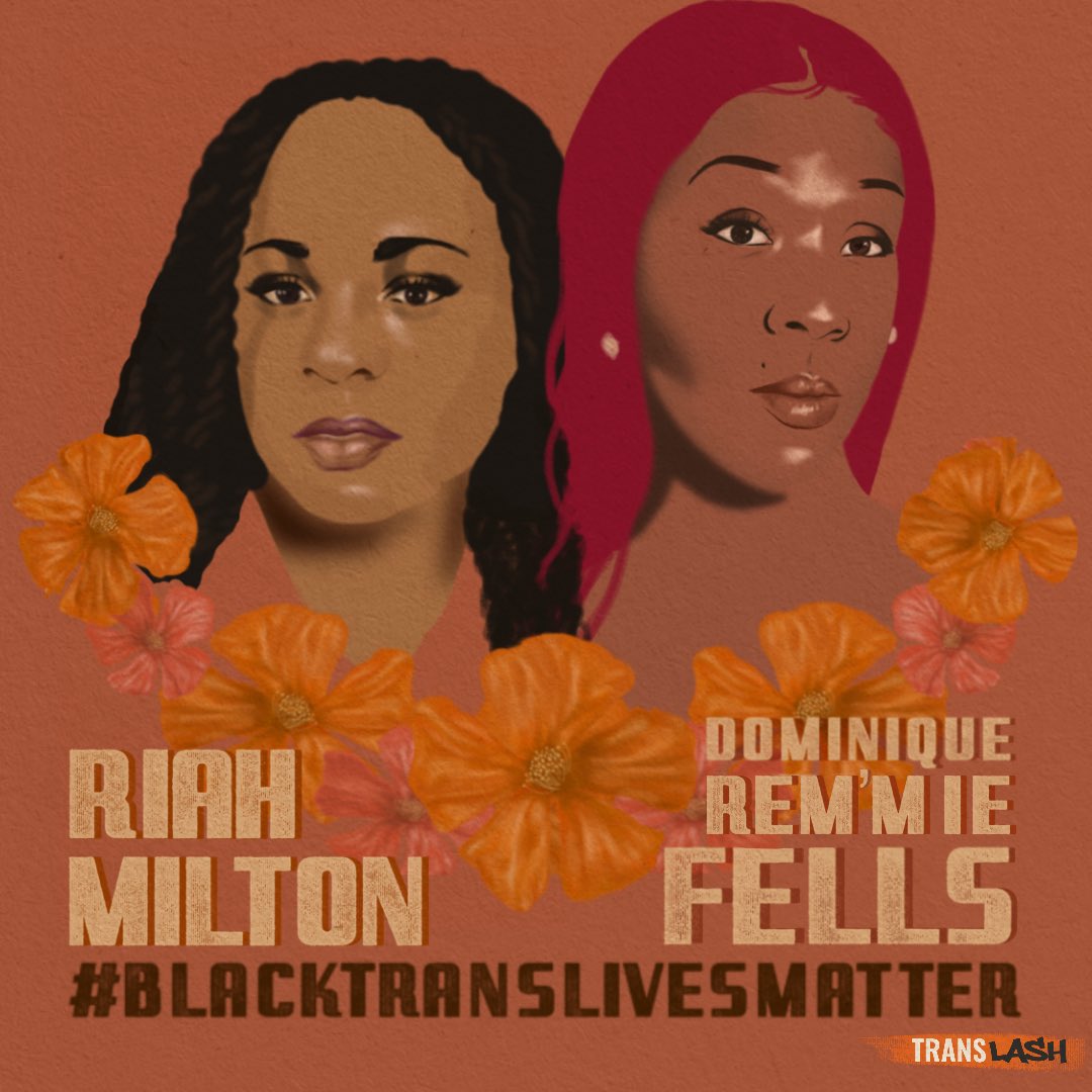 translashmedia's tweet photo. Beloveds, you should have been given your roses when you were alive. We will never forget you. 🌹🌹
#RiahMilton #DominqueFells #DominqueRemMieFells
Artist: @PRISMA_HOE
Commissioned by @translashmedia
Support Black trans groups: https://t.co/IOjiLlIQbK #BlackTransLivesMatter https://t.co/Sw0SPwEEgk