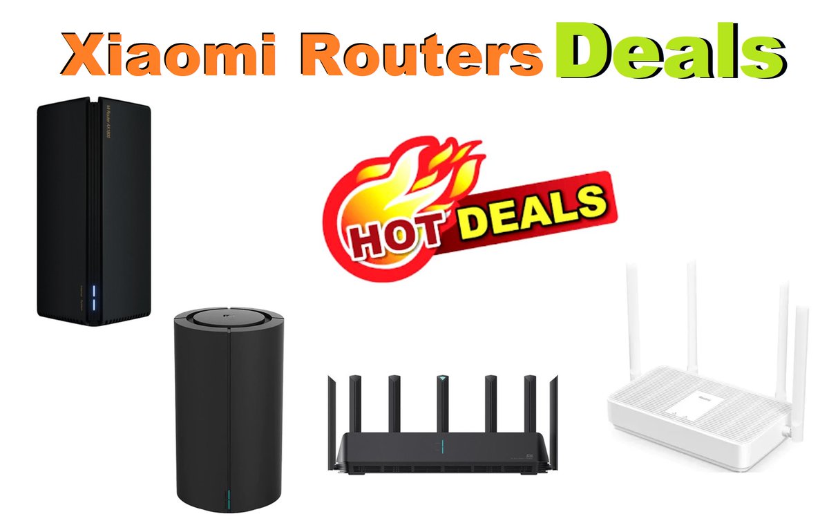 AndroidSmartTV's tweet photo. 🔥@Xiaomi #Xiaomi Routers: #AX1800, #AC2100, AIoT #AX3600 and #RedmiAX5 (#Deal) Which router is for you #Xiaomirouter #Redmi #Router ? Check the features and #delas 🔥#hotdeals with #couponcodes👉 https://t.co/4LJjlU8Ojs https://t.co/dJpXeENlDg