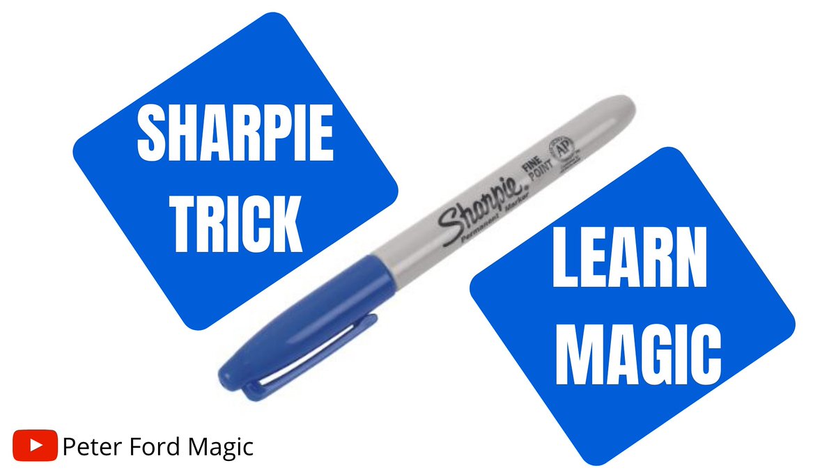 peterfordmagic's tweet photo. Enjoy easy to learn Amazing Sharpie MAGIC TRICK and TUTORIAL 🖊🎩 #magic #learnmagic #magictutorial #sharpie #sharpiemagic @Sharpie https://t.co/WV4qPaKvTa https://t.co/0C5gZMUTl0