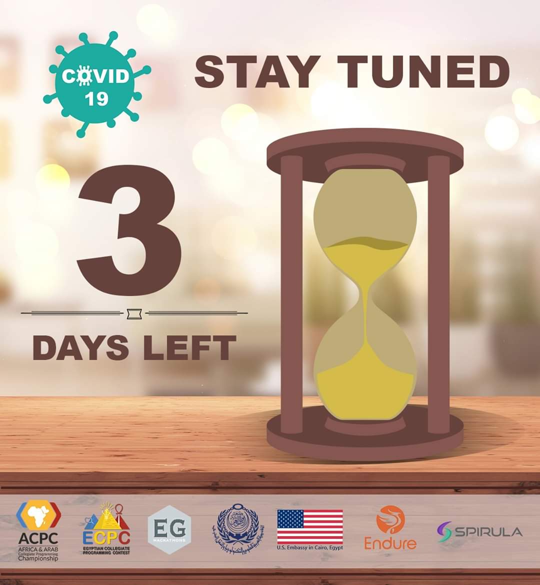 EgyHackathon's tweet photo. Only 3 Days left!! Join us now #Covid_19_virtual_Hackathon!
Register now #Covid_19_virtual_Hackathon Click the following link
https://t.co/uyVzqzB1yJ
#Save_your_community
#See_your_bright_side
#Solve_With_us
#Save_the_world
#Egyptians_Hack_the_crisis
#Covid19_virtual_hackathon https://t.co/eWBsUAUo2m
