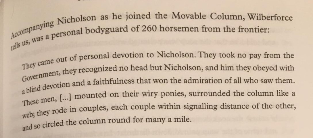 A vital contingent of the column was Nicholson personal bodyguard of 260 Mooltani Horseman. These tribal warriors were devoted to their master and took no pay, but plenty of loot, and were loyal to only him. Unique to John Nicholson a group of cultist were attached to the column.