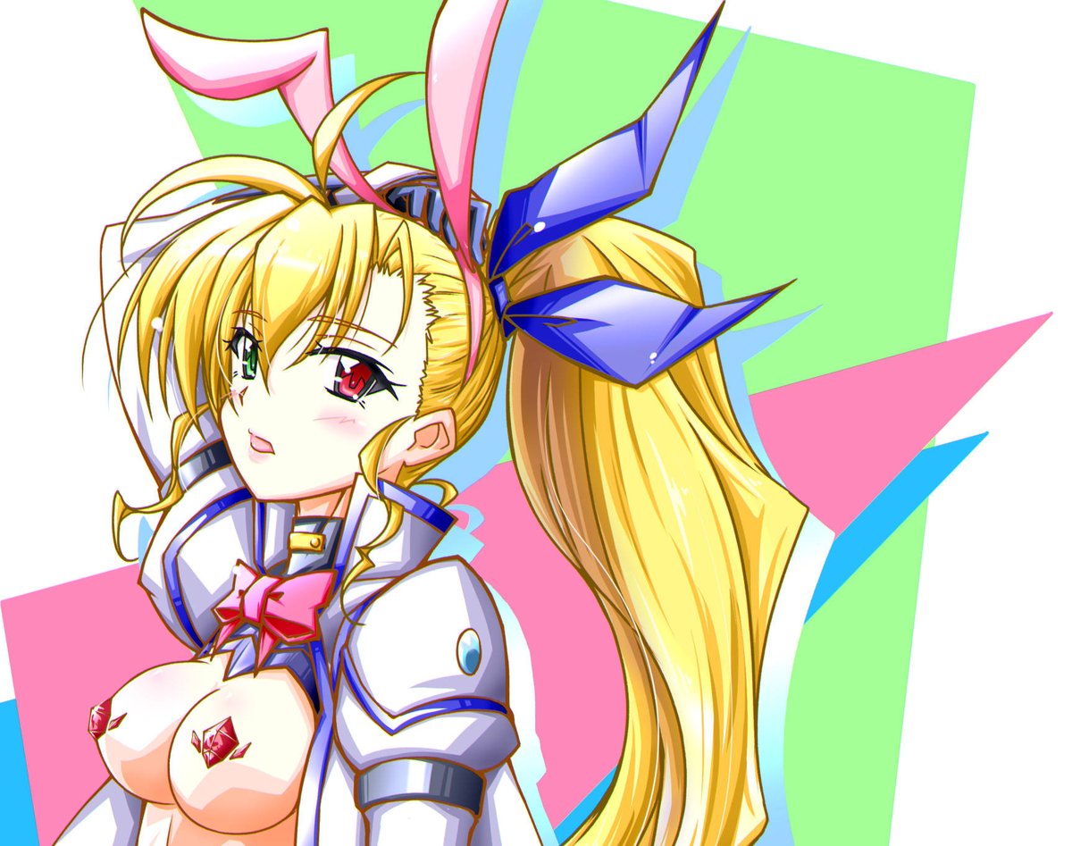 Hatara Skeb受付中 בטוויטר 塗りの精度が見劣ってしまったヴィヴィオを塗り直し ｑ これで同人の中身に使える 白ジャケレリック乳隠しヴぁーじょん リリカルなのは ヴィヴィオ 逆バニー