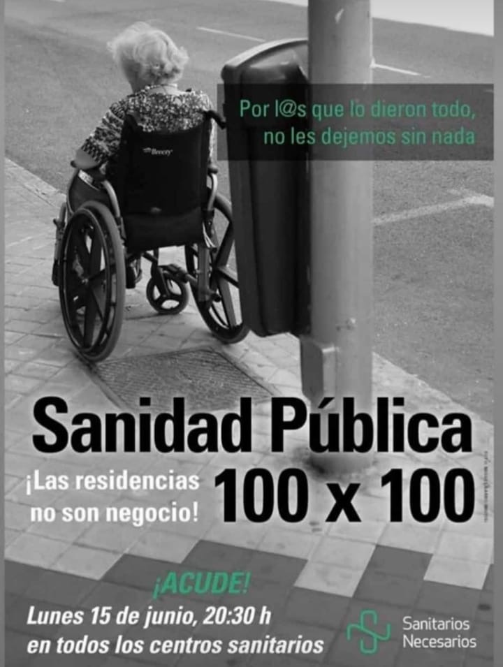 hp_guada's tweet photo. Volvemos a convocar un Lunes más ese acto simbólico de defensa, esta vez con el foco en nuestros mayores.
#cuidadequiennoshacuidado #SanitariosNecesarios #SanidadPublicaUniversalYDeCalidad https://t.co/AkSNxOHPAn