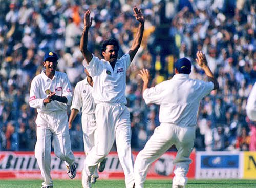 Srinath - The Test PlayerIt was after March 19, 1994, the day when Kapil retired from test arena, that Srinath played his first game in India against WI. And post that series, He had a 3-fer and a 4-fer in his first series in the countries he played till 31st Dec 1994.