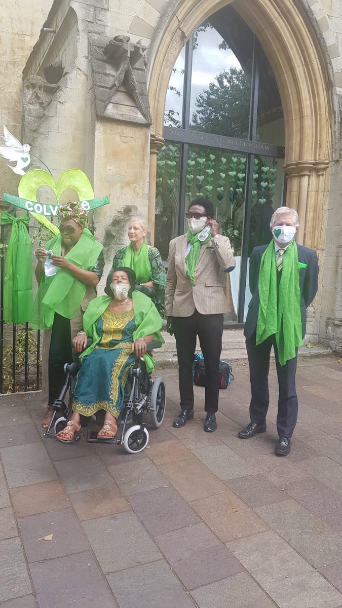 The #GrenfellTower Service <a href="/Clarrie8/">Clarrie Mendy</a> &amp; friends arranged today’s virtual event. Together - Apart