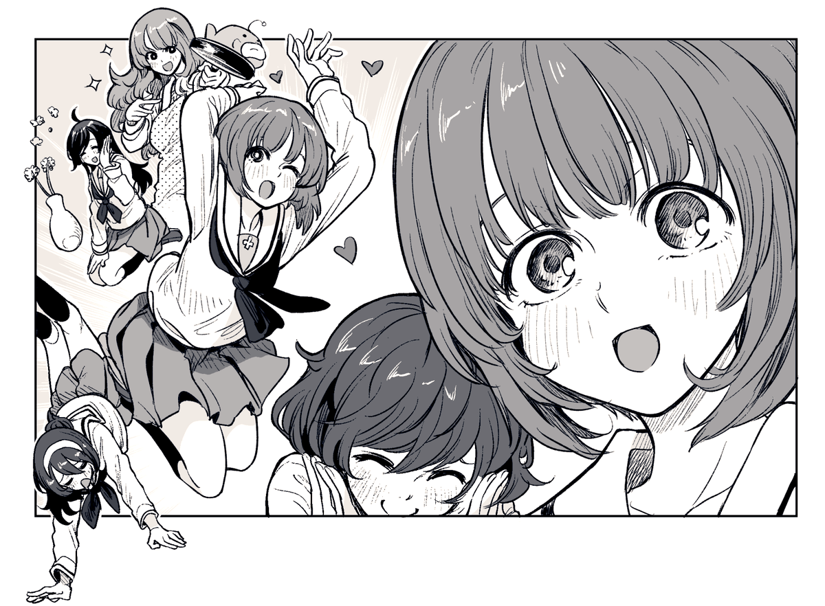 みほちゃんとあんこうチーム 