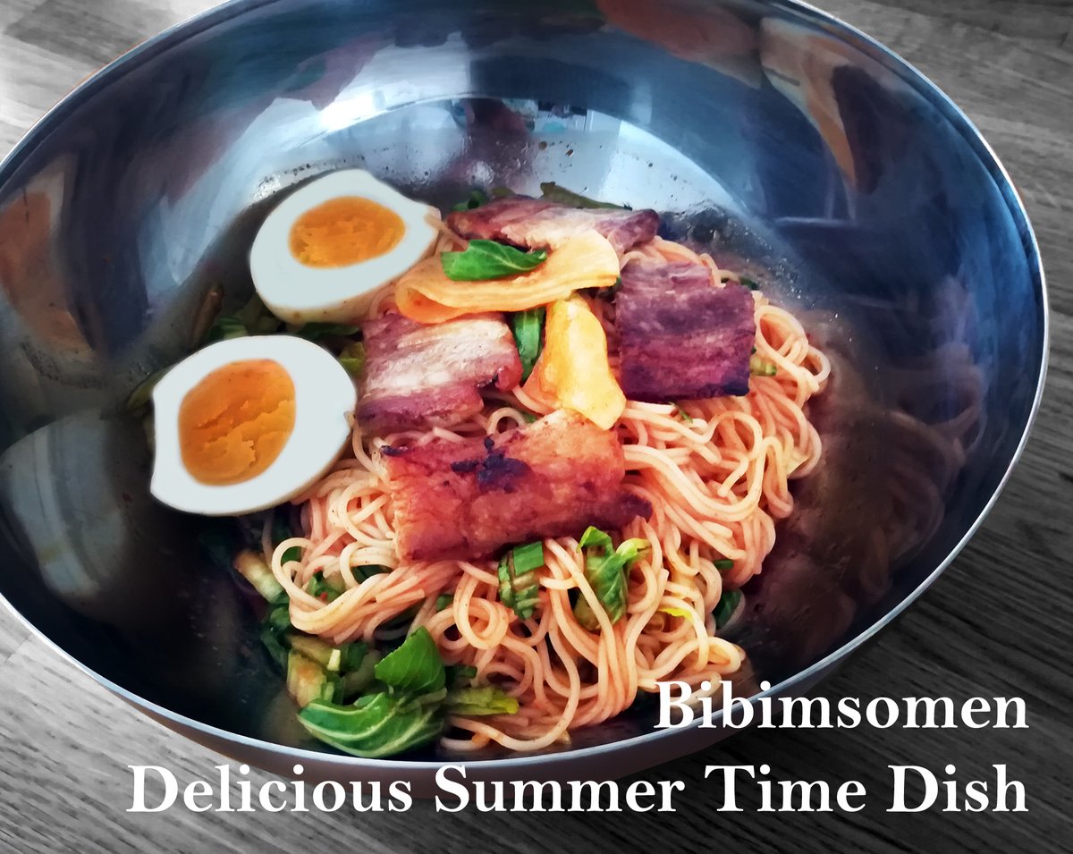 nikankitchen's tweet photo. Summer is coming! Bibimsomen, A perfect summer time dish!
#bibimsomen #spicysummer #deliciousColdNoodle https://t.co/DitiaJfxvo