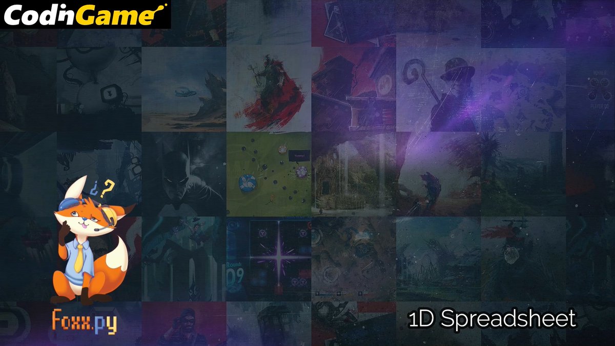 foxxpy's tweet photo. Salut les renards, c'est Foxxpy. En ce dimanche, voici l'épisode 36 des puzzles faciles de codingame : 1D Spreadsheet.

https://t.co/ZDlM3S4heS

#codingame #python #python3 #pythonprogramming #program #code #coding #100daysofcode #algorithm #programmeur #codeur #codeuse #dev https://t.co/5SnmCOB1qv