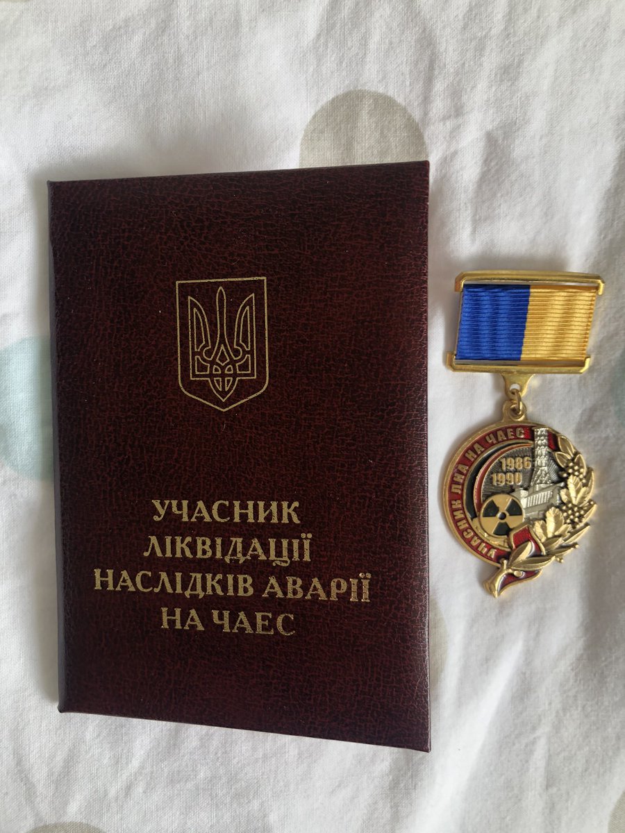 SuzeAppleMac's tweet photo. Stand by for ‘interesting’ 11th wedding anniversary gift from husband. Yes, it’s a Chernobyl Liquidators Medal. I love it. 🥰 #romance #weddinganniversary #chernobyl #chernobylmedal #chernobylliquidators #pripyat #iwanttogotopripyat https://t.co/710zO3pvcC