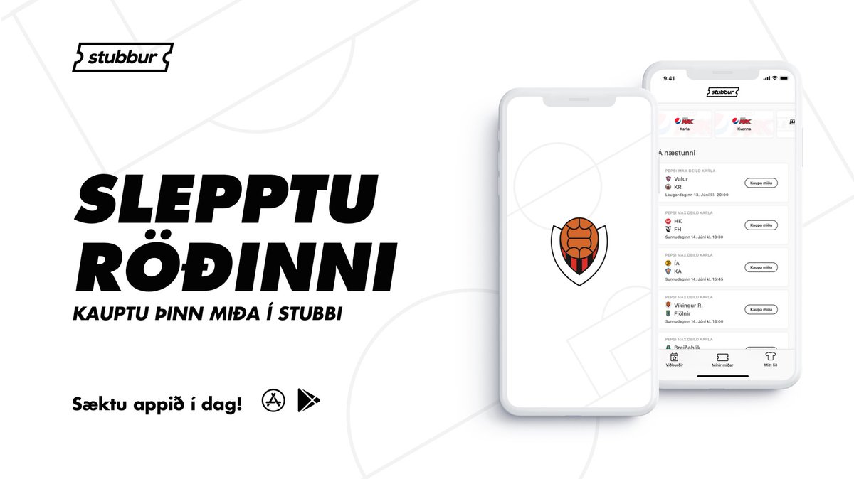 Ertu búin/n að tryggja þér miða á stórleik morgundagsins? Miðaframboð er takmarkað og miðasalan fer eingöngu fram í gegnum Stubb.
⚫️🔴⚫️🔴⚫️🔴